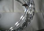 Steel Plate Galvanized Razor Barbed Wire Mesh 500mm-960mm For Protection