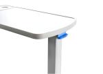 Movable Plastic Medical Overbed Table With Height Ajustable For Hospital Patient