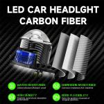 Masters A80 Lens LED Laser/Hi/Lo Beam 85W 8500 Lumens 3 inch Dual laser