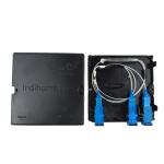 Convenient SC Connector Type Plastic Fiber Optic Splitter Faceplate for Indoor