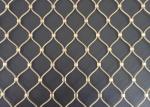 Waterproof Anti Theft Backpack Mesh / Metal Wire Rope Mesh For Travelling Bags