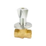 Normal Temperature Forged Brass stop water valve With Zinc Handle