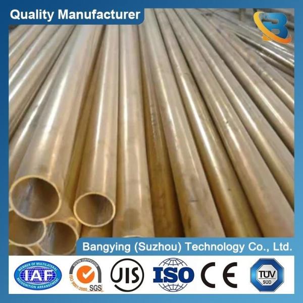 99.99% Copper Material Large Diameter Heat Exchanger Brass Pipe with 40%