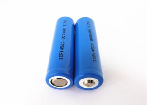 Wholesale Flashlight Small Lipo Battery , 14500 Rechargeable Lithium Ion Battery 3.6v / 3.7v 800mah from china suppliers