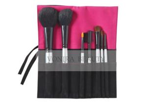 Wholesale 7 PCS Daily Use Cosmetic Brush Set With Black , Pink Cloth Case from china suppliers