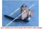 37NF-65A sea water tank depth sounding self-closing valve, self-closing