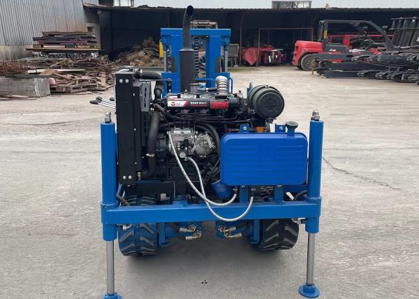 Compact Crawler Mounted Drilling Rig Machine 200mm Drilling Diameter Power By