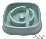 Square Plastic Food Feeding Bowi-Interactive Bloat Stop Dog Bowls,Durable
