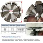 6 Inch Laser Welded Crack Chaser Tuck Point Diamond V Groove Cutting Blade For