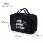 L25.5*D9*H16.5CM Polka Dot Travel Polyester Makeup Bag