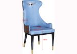 Anti Rust 56.5cm 102.5cm Upholstered Modern Dining Chairs