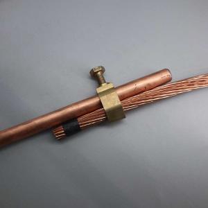 Wholesale Earth Copper Grounding Rod 3 4 5/8&quot; 3/4&quot; 1/2&quot; from china suppliers