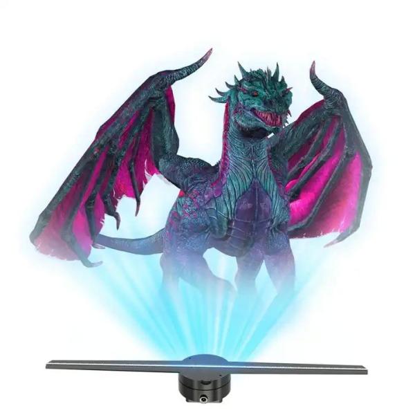 Holographic Fans 3D Advertising Projector Wifi Led Sign Player Remote Advertise