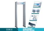 Safe Bus Station airport metal detector door Low radiation Visual Audible Alarm