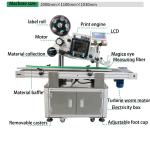 Packaging Material Wood Automatic Flat Sticker Labeling Machine for Plastic Bags