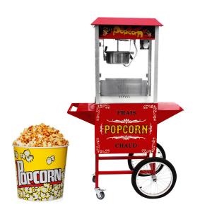 Wholesale 110-240V/50-60HZ Healthy Food Grade SS Material Commercial Popcorn Machine With Cart from china suppliers