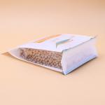 Plastic Food Bags Recyclable Eight Sided Flat Bottom Bag Recycled Plastic Zipper