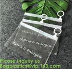 Pouch Slider Plastic Zipper Folder PVC Clear Cosmetic Bag Pencil Pen Packaging