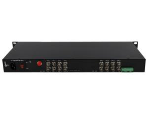 Wholesale 16-channel Hi-Definition Analog Video TVI/CVI/AHD to Fiber Converter from china suppliers
