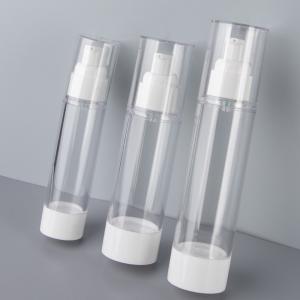 Wholesale White Custom 15ml 30ml 50ml Airless Pump Bottles Eye Gel Face Serum Bottle from china suppliers