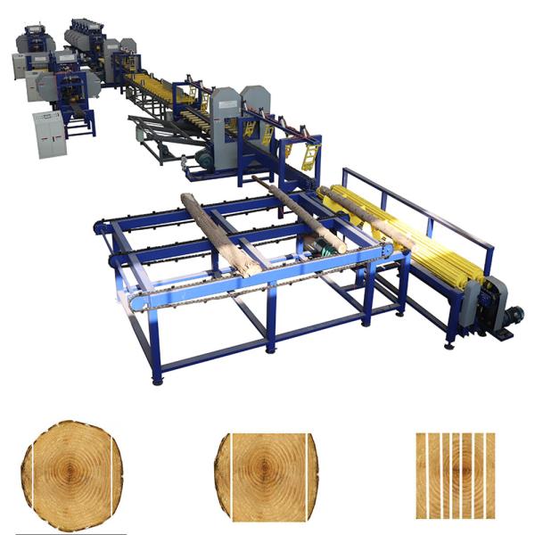 Automatic Vertical Twin Blade Saw Bandsaw Mill Machine For Woodworking Machinery
