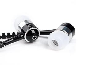 Wholesale Durable Custom Fit Headphones , Black / White Wired Earphones With Mic from china suppliers