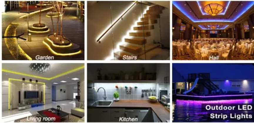 4 in 1 RGBW Flexible Waterproof LED Strip Lights IP65 CRI90 3000-6500K CCT