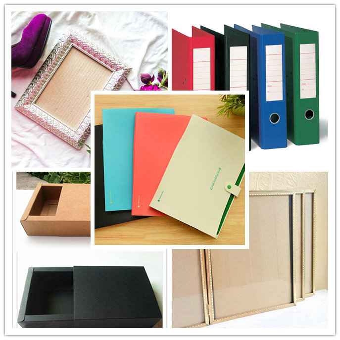 FSC Green Colored Book Binding Board Good Stiffness For Folder Customized