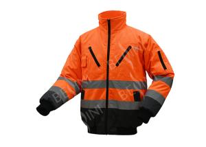 Wholesale High Visible Mens Winter Work Clothes Pilot Jacket With Fake Fur Padded from china suppliers