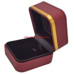 Hot Stamping Wedding Ring Packaging Box Square Cardboard Gift Box With Clamshell