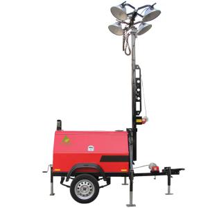 Wholesale EPA 120L 4x1000w Kubota Portable Light Tower Generator LED from china suppliers