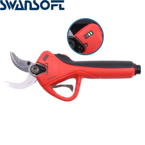 Swansoft 4.0CM Tesouras de Poda Elétricas Tesouras para Poda com Display LED