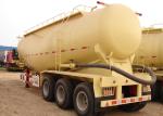 Cement Powder Transport Dry Bulk Pneumatic Tank Trailers Tri Axles 39000L Volume