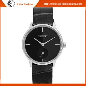 061A Mens Watch Fashion Timepieces CHENXI Branding Quartz Analog Watches Leather Watch Men