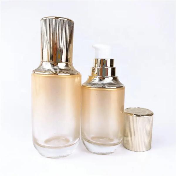 High-Performance and Chemical-Resistant Glass Bottle Set for Packaging Skin Care