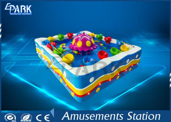 Jelly Fish Kids Amusement Park Fishing Simulating Water Pond With Fiber Glass