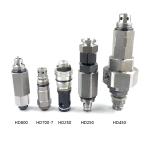 Original TEM Excavator Medium Relief Valve Type Relief Valve For Komatsu
