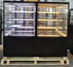 Cold & Warm 2 In 1 Food Display Showcase 3 Shelves Distance & Angle Adjustable