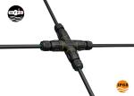 X Shape 4 Way IP68 Nylon PA66 4 Pin Screw Connector PG Series