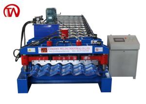 Wholesale Outdoor Decorative Glazed Tile Roll Forming Machine 0.5-0.6mm Thickness from china suppliers