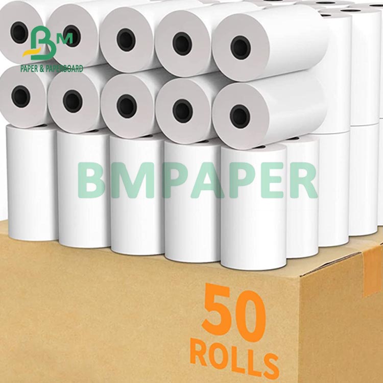 BPA Free 65gsm Thermal Printer Paper Roll For Cashier Receipt  80mm 57mm 