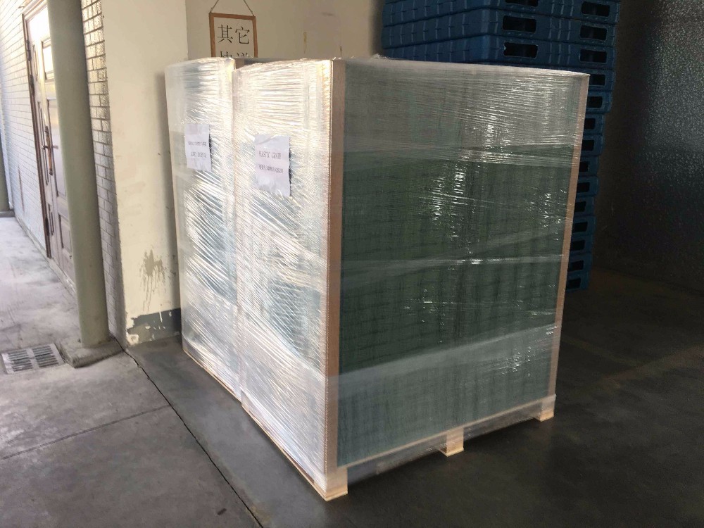 Collapsible plastic container stackable turnover plastic box storage