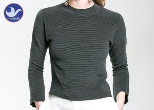 Wholesale Charm Crop Top Womens Knit Pullover Sweater Lady Three Quarter Sleeves Short Turtle Neck from china suppliers