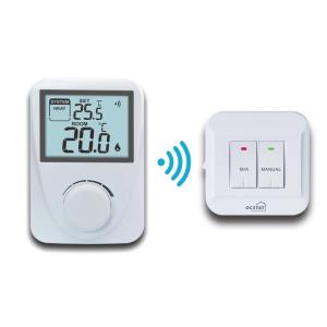China White Color ABS RF Wireless Digital Room Thermostat Controller Non - Programmable on sale