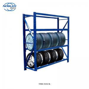 Wholesale Heavy Duty Stacking Detachable Metal Tire Storage Rack Display Used Tire Racks from china suppliers
