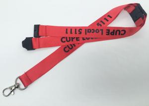 China Fantastic Woven Silk Screen Lanyards With Breakaway Safety Feature  on sale