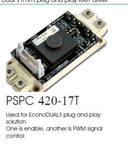 Wholesale IGBT driver Used for EconoDUAL3,1200V/1700V,Error “soft turn-off”+active-clamping from china suppliers