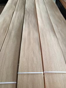China Modern 0.5mm Red Oak Wood Veneer Sheets Quarter Cut High Durability on sale