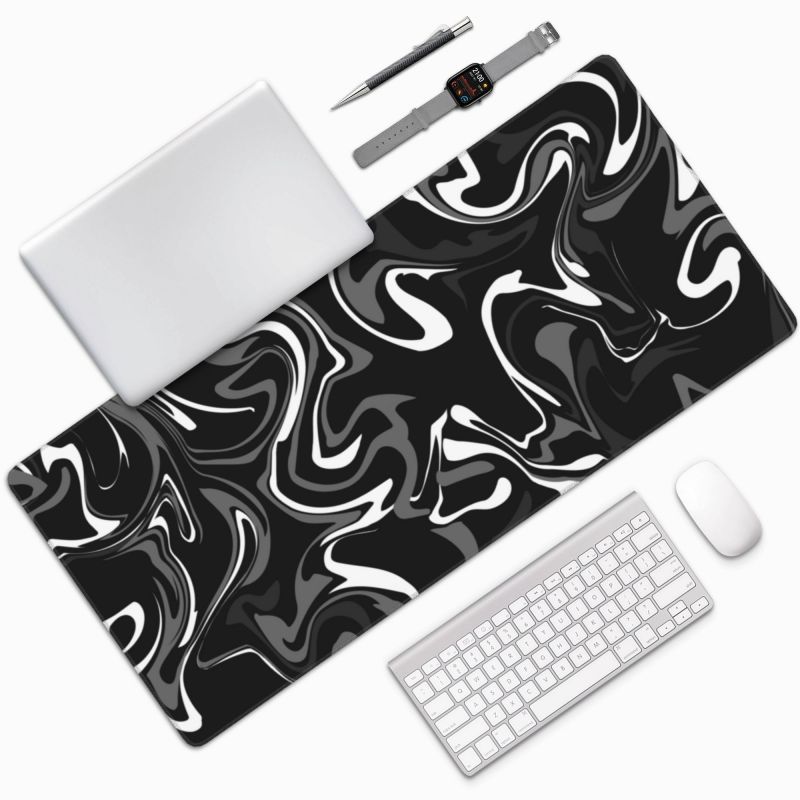 400x900x3mm Waterproof Art Strata Liquid Mouse Pad for Gaming/Computer Laptop/Desktop