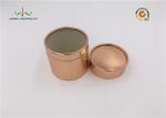 Brown Color Custom Cardboard Tube Packaging Paper Cylinder Box SGS ISO RoHs